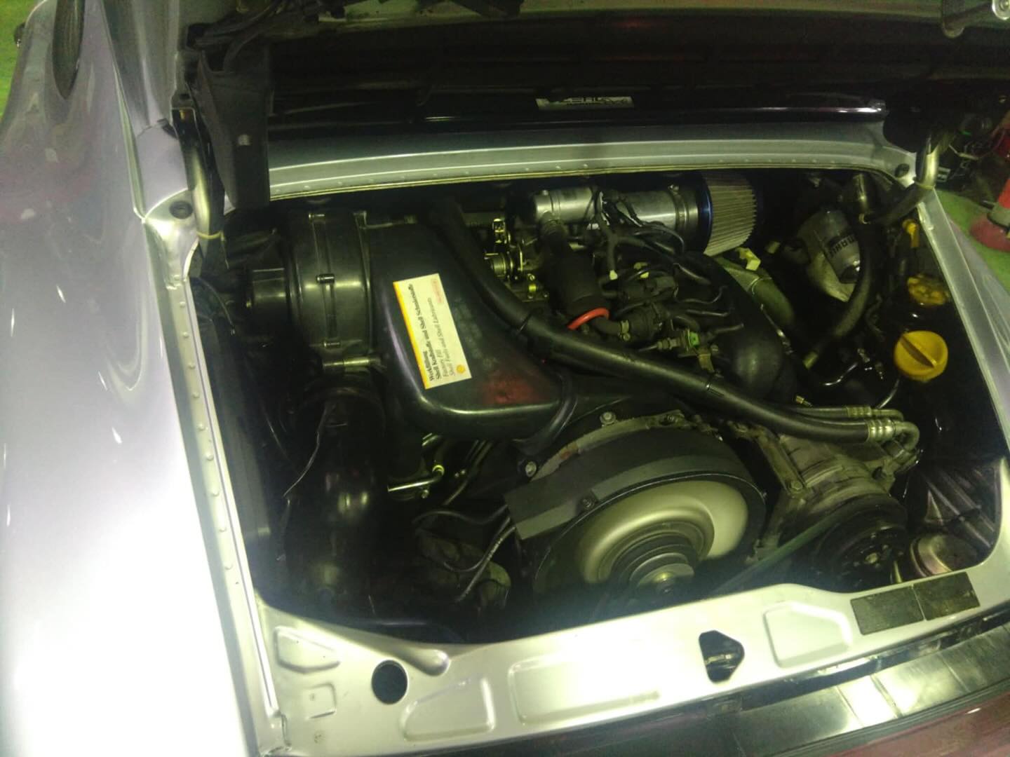 ポルシェ964カレラ2車検メンテナンス+タペット調整️珍しくノーマルの964です。